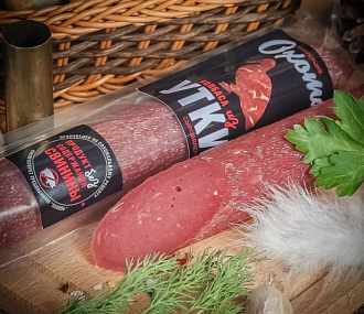 Сыровяленая колбаса из утки