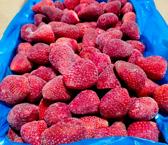 Клубника быстрозамороженная в коробках по 12 кг