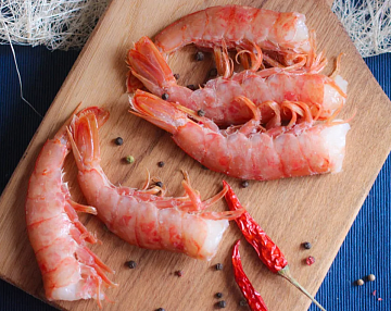 Фото Креветка Аргентинская без головы С1 30/55 (коробка 12 кг)