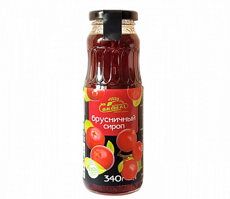 Брусничный сироп 340 г