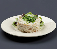 Нежный салат из кальмаров