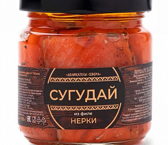 Сугудай из филе нерки в масле 190гр