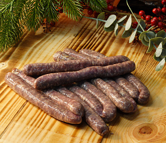 Колбаски для жарки из косули (Гриль) (с жиром коня)