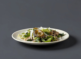 Салат со сморчками