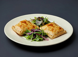 Закусочный пирог с белыми грибами и картофелем