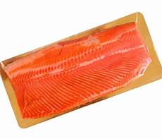 Филе форели слабосоленое из свежей рыбки трим С 1,5+