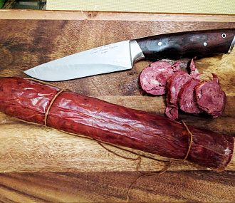 Сырокопченая колбаса из косули