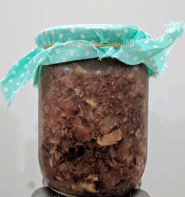 Фото Холодец из мяса дикого кабана и косули