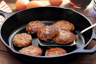 Котлеты из мяса кабана