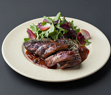 Рёбрышки лося, запечённые в соусе барбекю