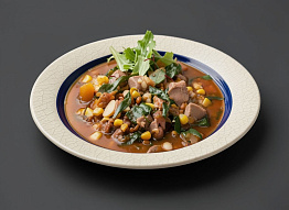 Тетерев по мотивам индейской кухни