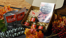 Превью Подарочный набор Дикоешь с четырьмя паштетами 100г и тушенкой