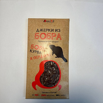 Фото Джерки из бобра 40 г