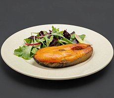 Стейки чавычи по-советски