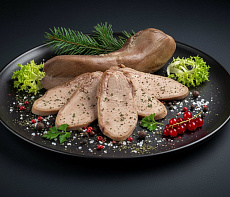 Отварной язык лося