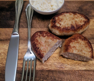 Рыбные котлеты из муксуна