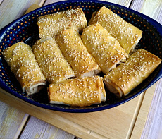 Мясные рулетики с сыром