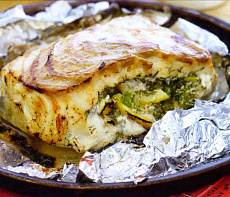 Осетрина, запечённая в фольге