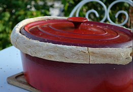 Окорок косули, запечённый с овощами