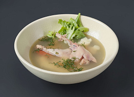 Суп охотничий с перепелами