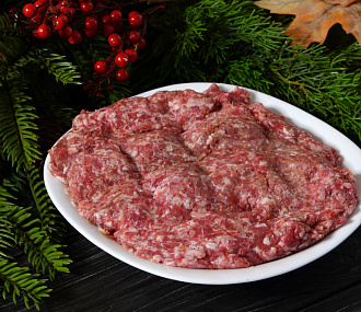 Фарш из мяса яка (с добавлением шпика кабана 20%)