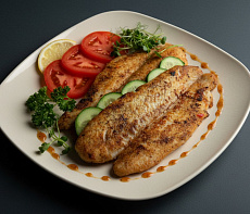 Омуль жаренный по-канадски