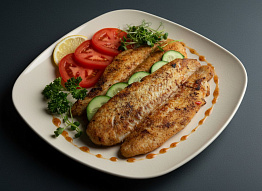 Омуль жаренный по-канадски