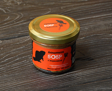 Фото Паштет из мяса бобра с морковкой 100г