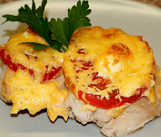 Рыба, запеченная по-деревенски