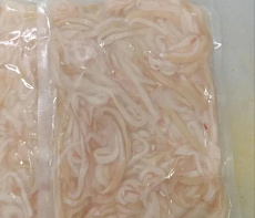 Кальмар Командорский очищенный (полоски) 400гр 