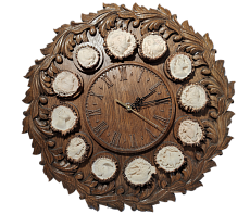 Часы большие с животными (под заказ)