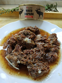 Тушенка из марала (тушеная маралятина)