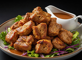 Салат из нельмы по-вьетнамски