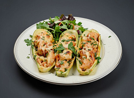 Цуккини, фаршированные лосятиной