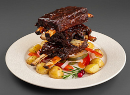 Рёбрышки кабана томлёные