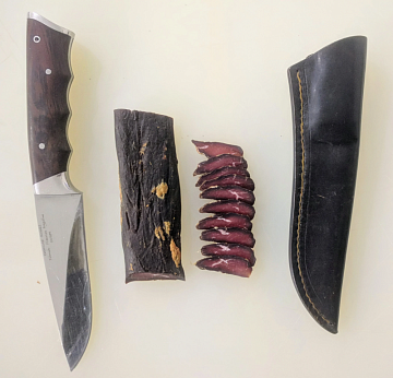 Фото Мясо лося сырокопченое (Ретивое) 