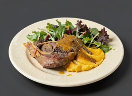 Правильное оссобуко из лося по-милански