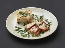 Муксун запечённый в сливках под сыром