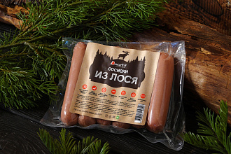Сосиски из лося (охлажденные)