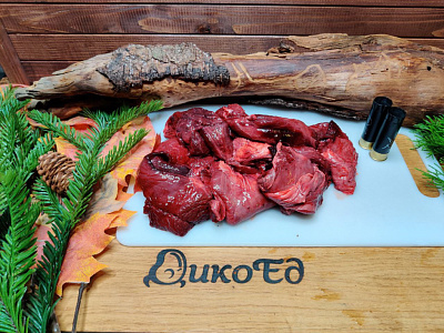 Товар Обрезь мяса лося для собак