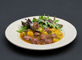 Суп с фрикадельками из оленины