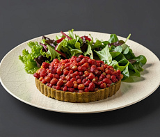 Земляничный пирог с заварным кремом