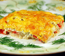 Стейки нельмы, запечённые под сыром