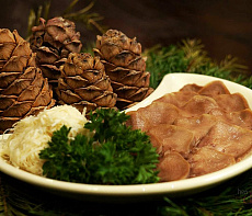 Олений язык с пармезаном